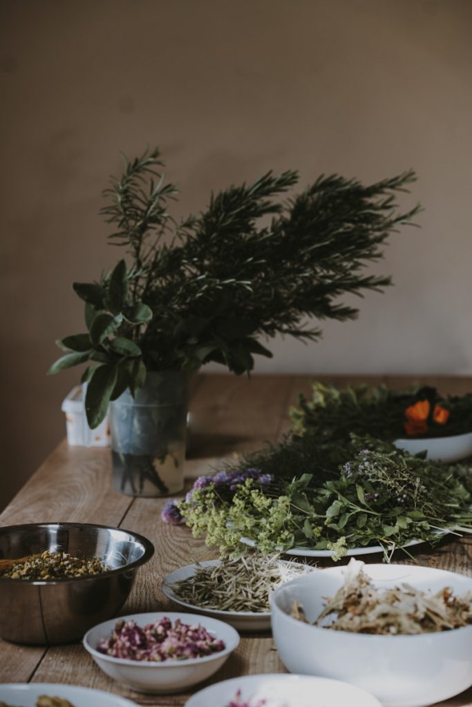 assorted vegetables on table